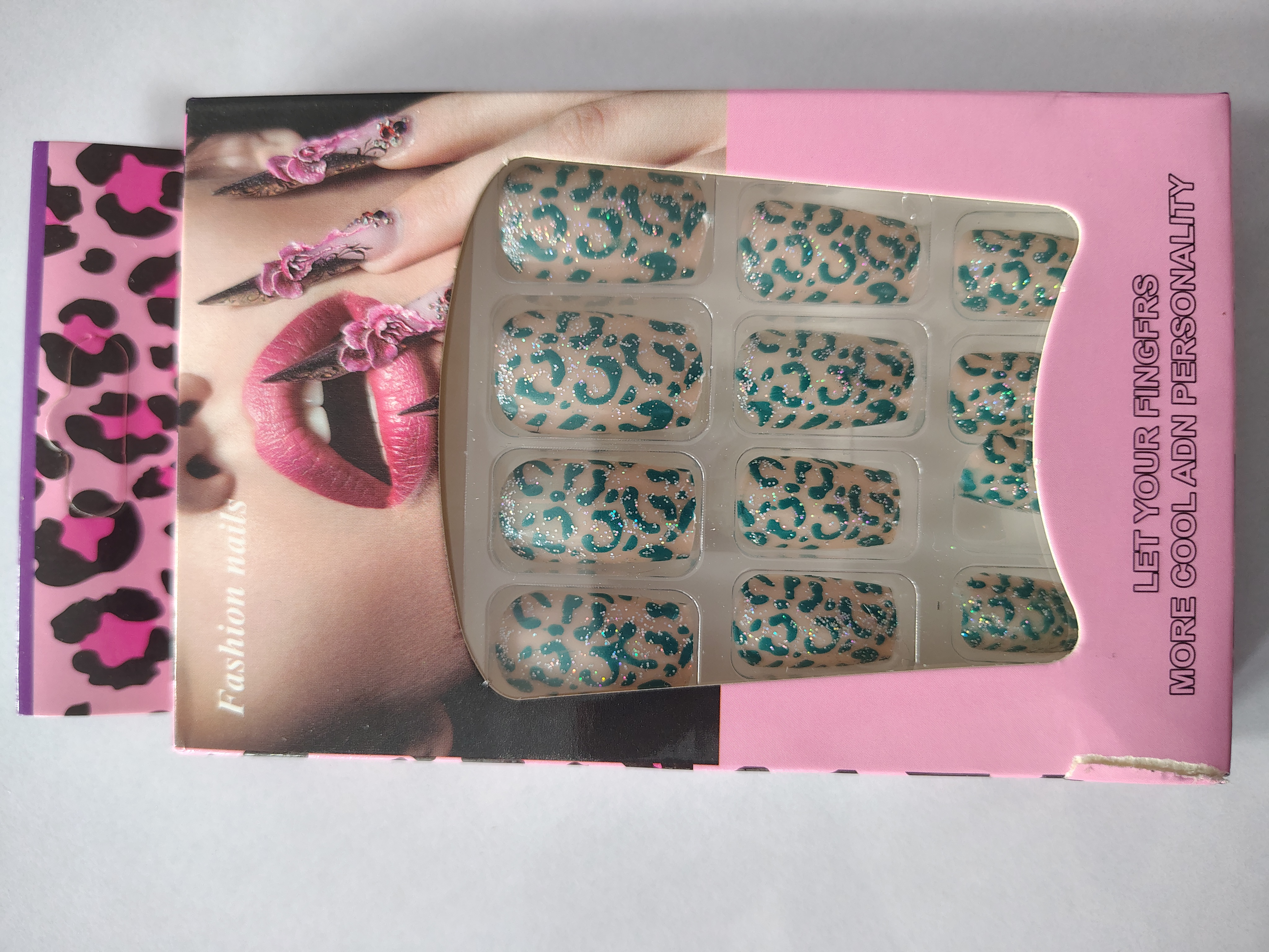 Attractive beautiful nails 2 box each 12 pcs ( Normal nail )