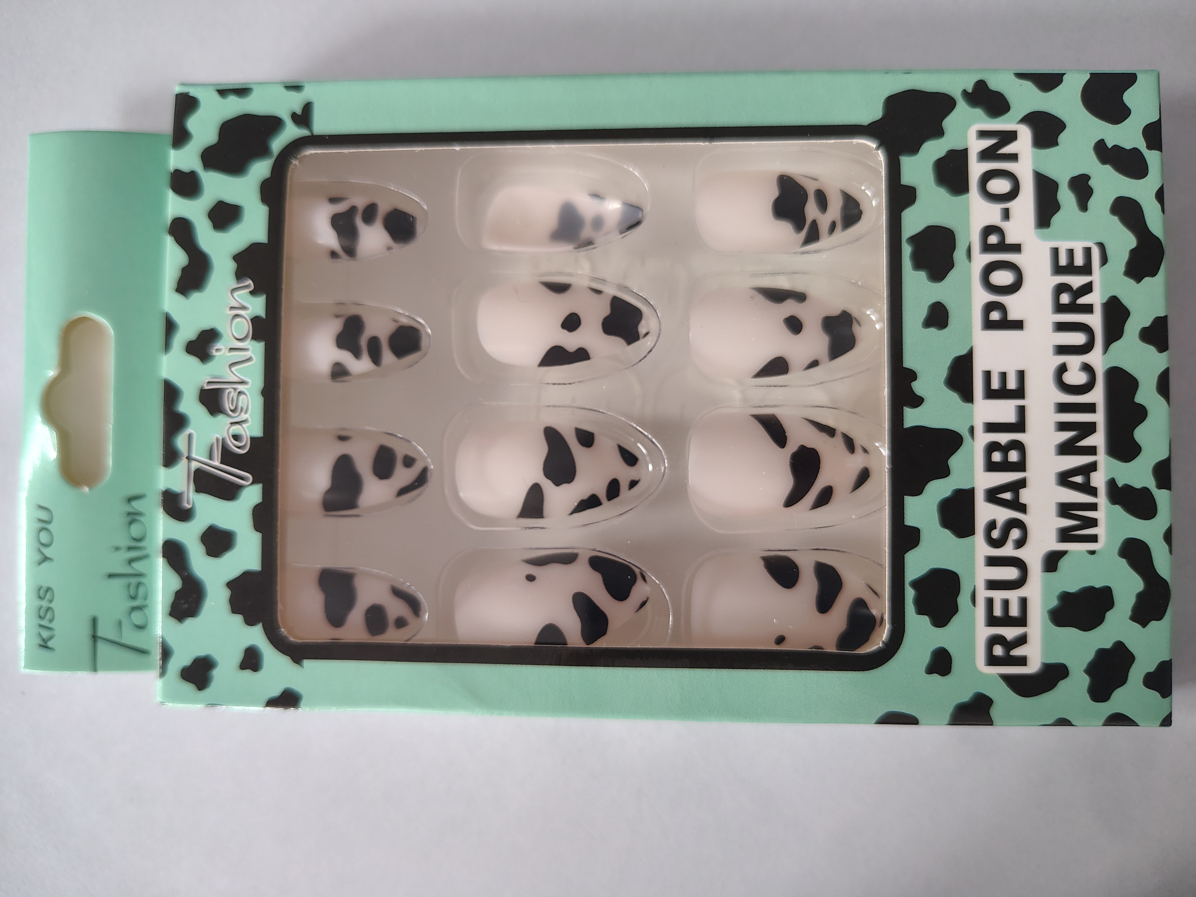 Attractive beautiful nails 2 box each 12 pcs ( Normal nail )