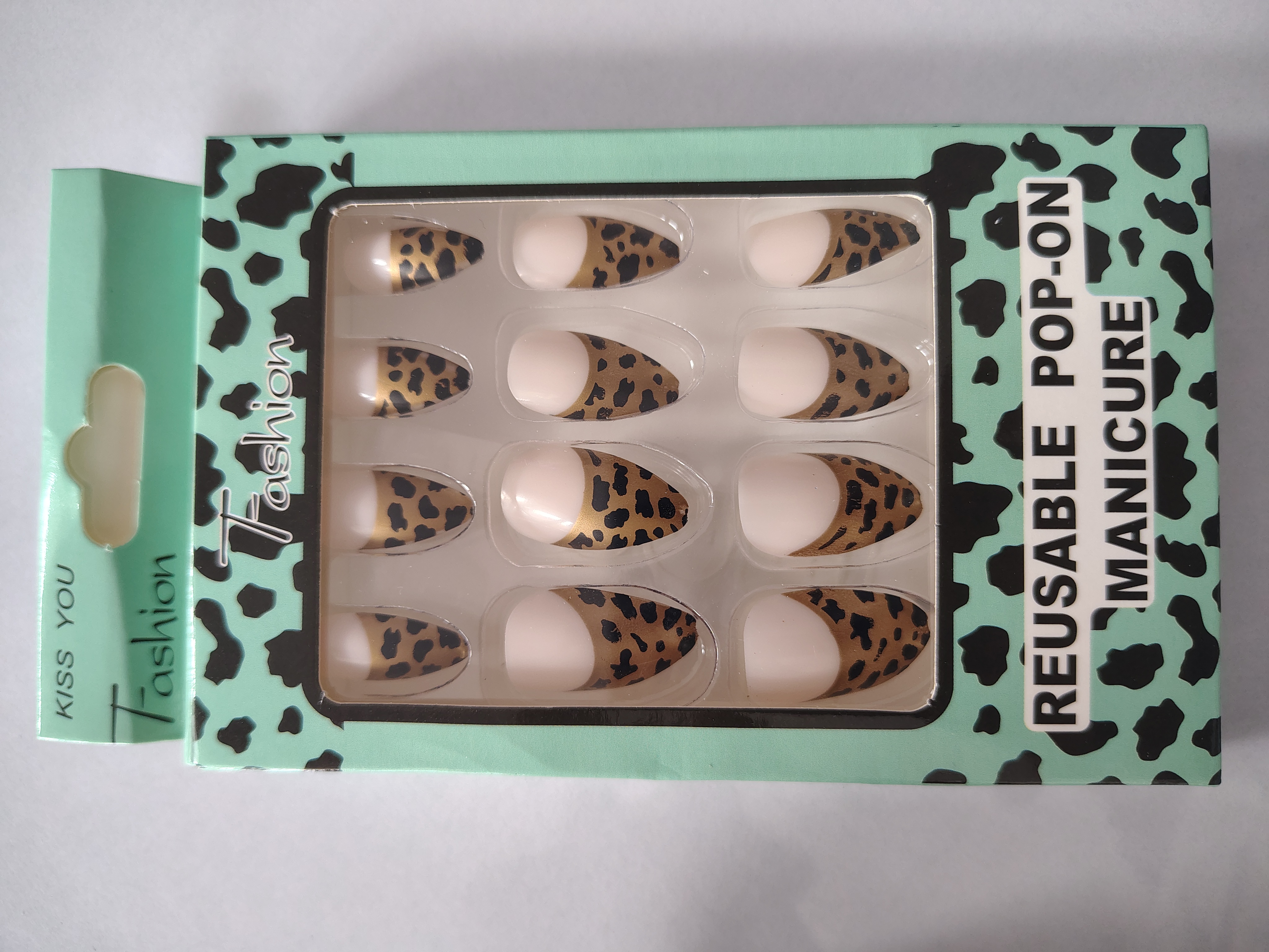 Attractive beautiful nails 2 box each 12 pcs (Normal nail)