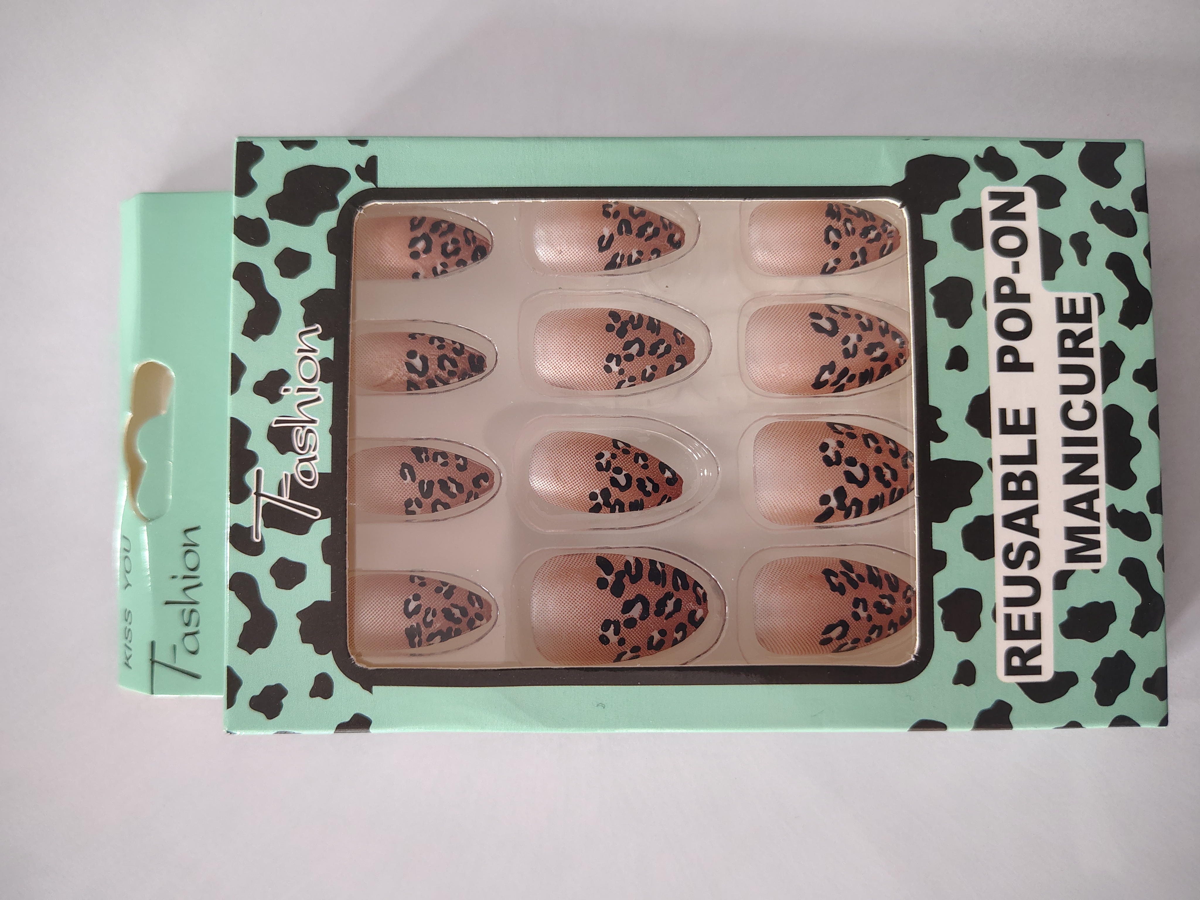  Attractive beautiful nails 2 box each 12 pcs (Normal nail)