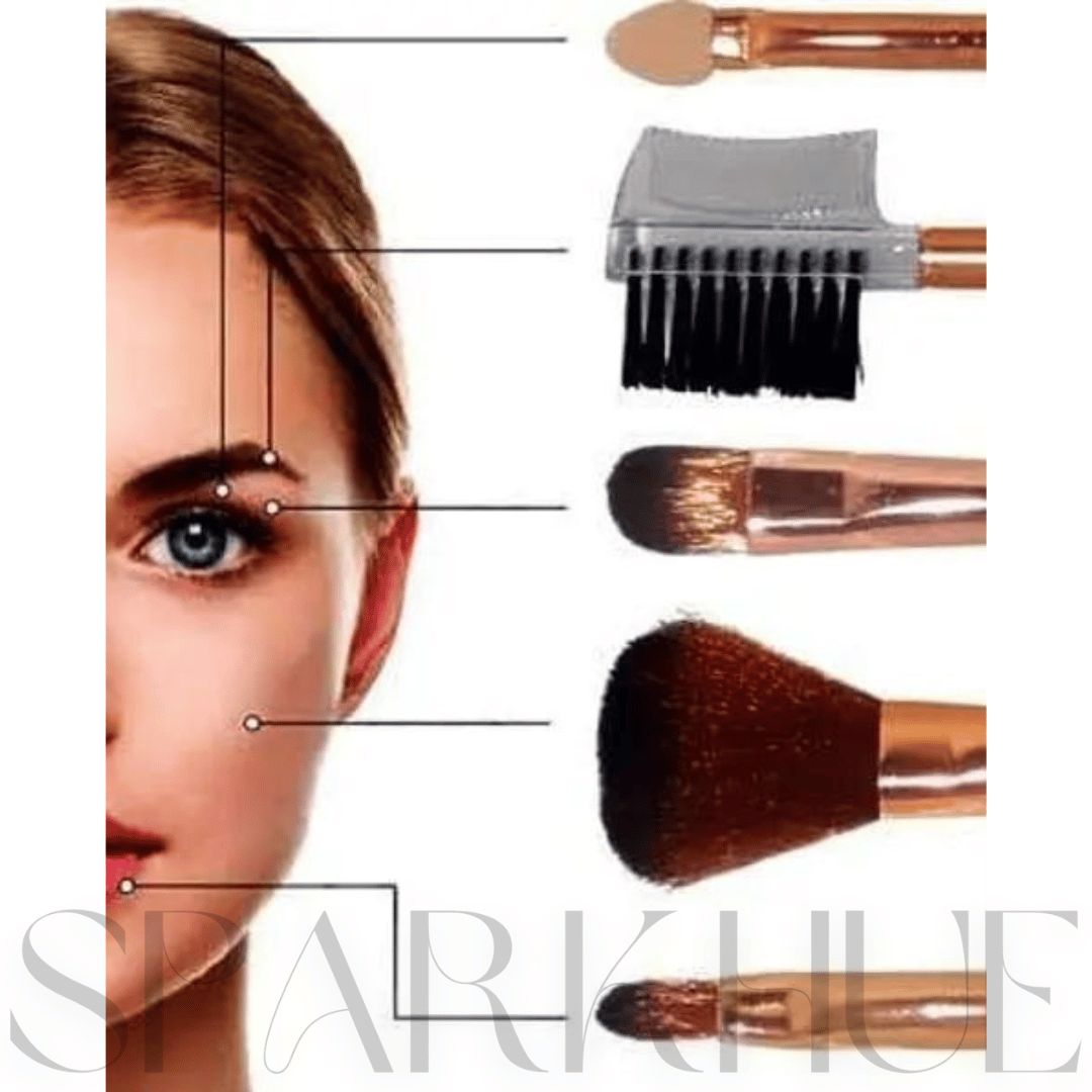 Enterprises Makeup Brushes Set  (Pack of 8)