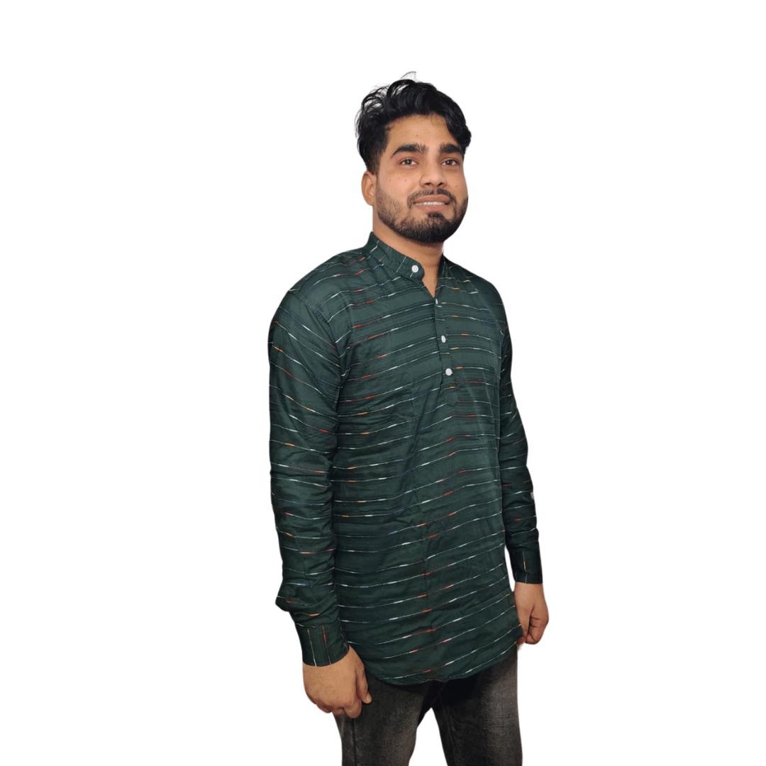 Gent's khadi cotton full sleeve shirt