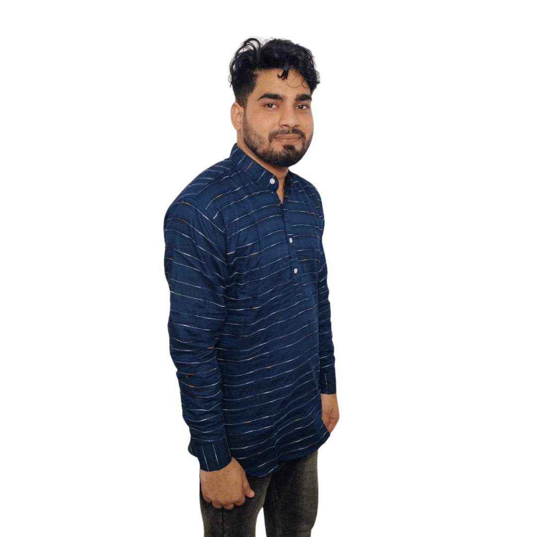 Gent's khadi cotton full sleeve shirt