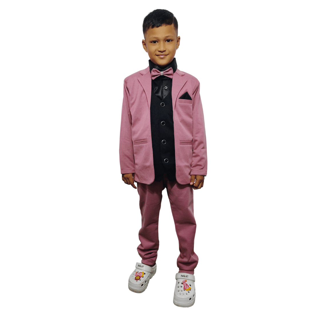 Boys' Formal Suit | Elegant pink suit for special occasions