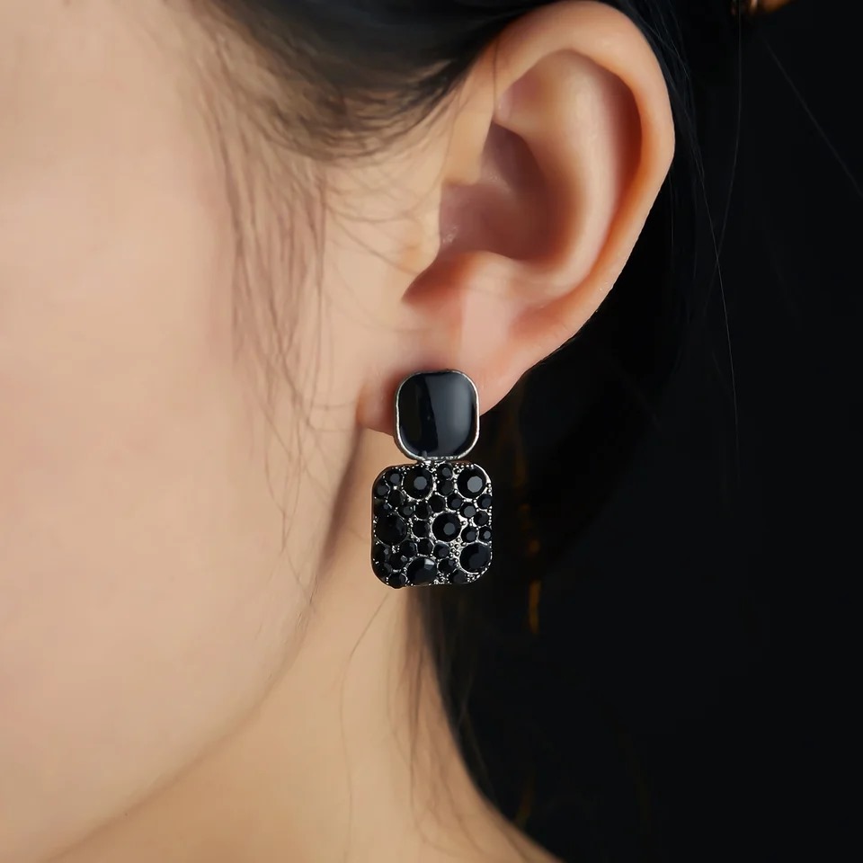 Crystal Square drop earring for women & Girls