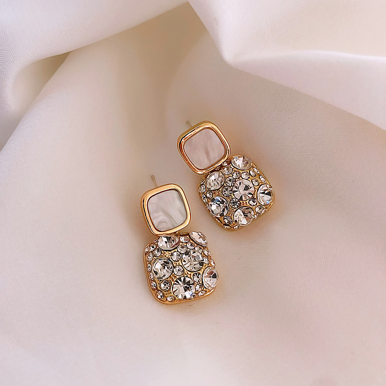 Crystal Square drop earring for women & Girls