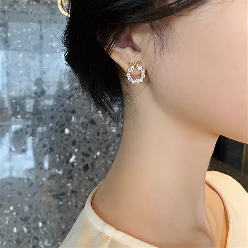 Small Earrings For Women Girls Korean Earring Western Fashion Earring Light Shiny Party Casual Trendy Stylish Fancy