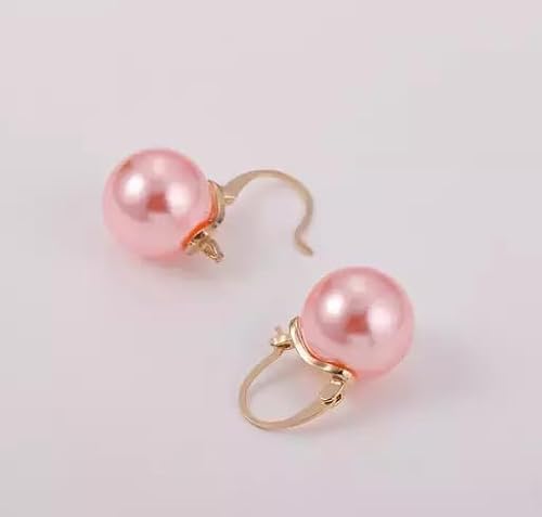 Vintage Simple White Pearl Earrings Studs foe women 