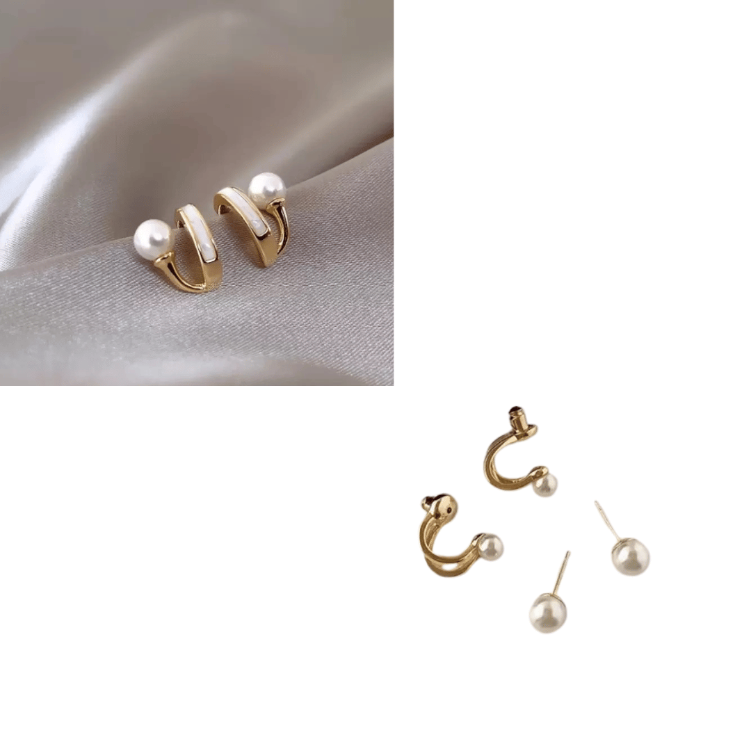  Korean Earrings | Earring For Women | Women Earring | Earring Combo Set