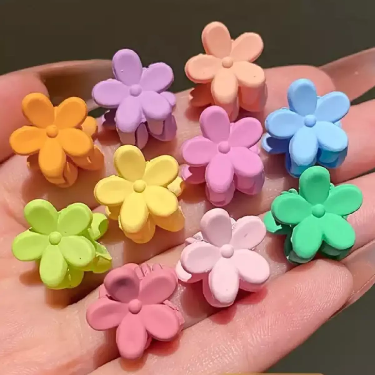  Mini Hair Claw Shark Clips Set For Kids or Women 