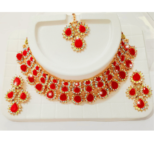 Alloy Gold-plated , Gold Jewel Set  (Pack of 1)