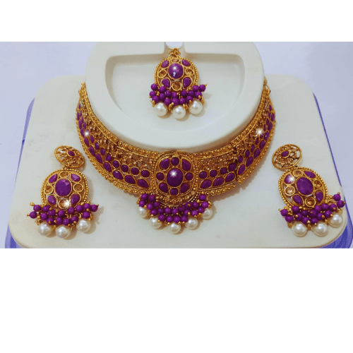 Brass Gold-plated Jewel Set 