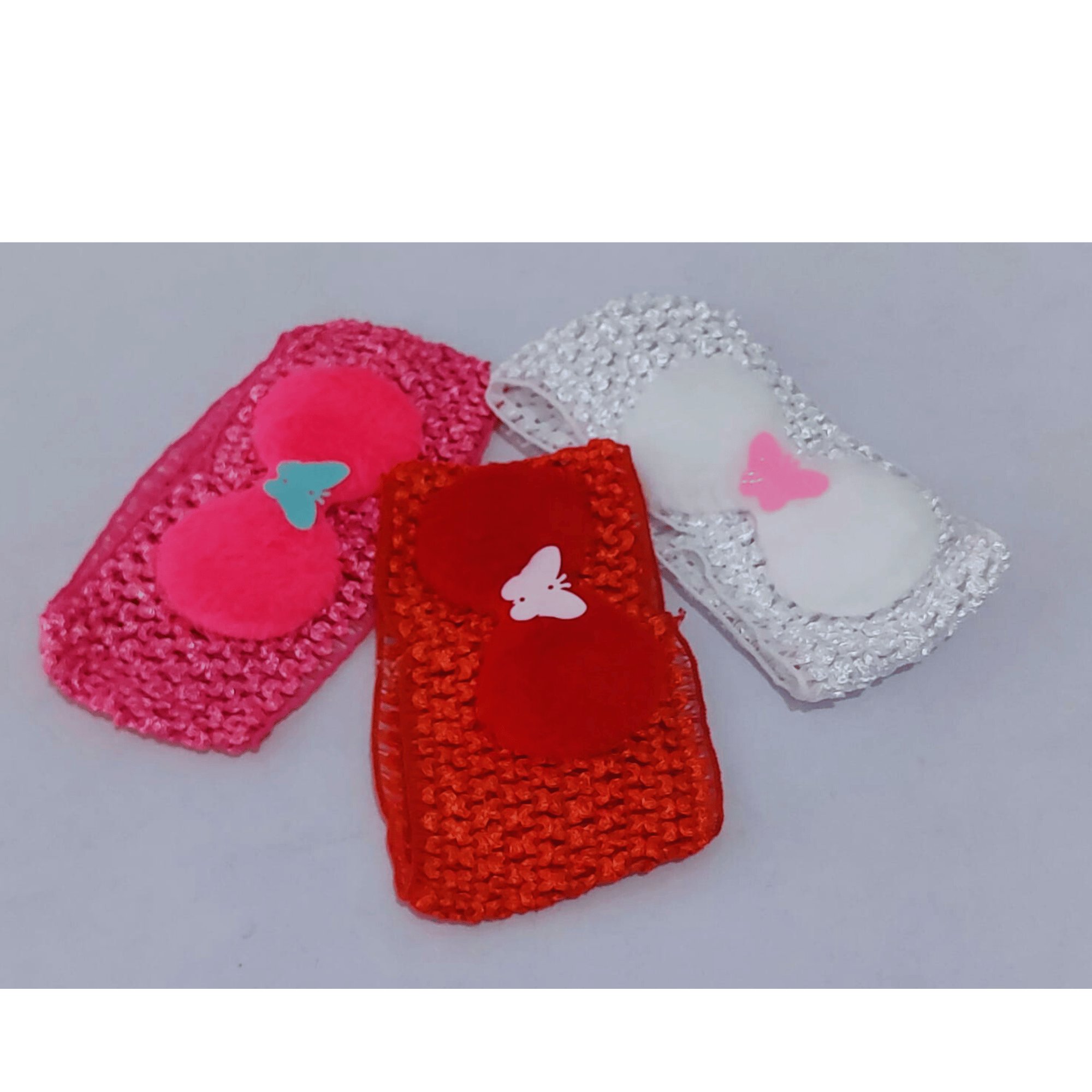 Pack of 3 Retail Multicolored Baby Girl Kids Headbands Elastic Hair Band for Kids Head Band (Multicolor)
