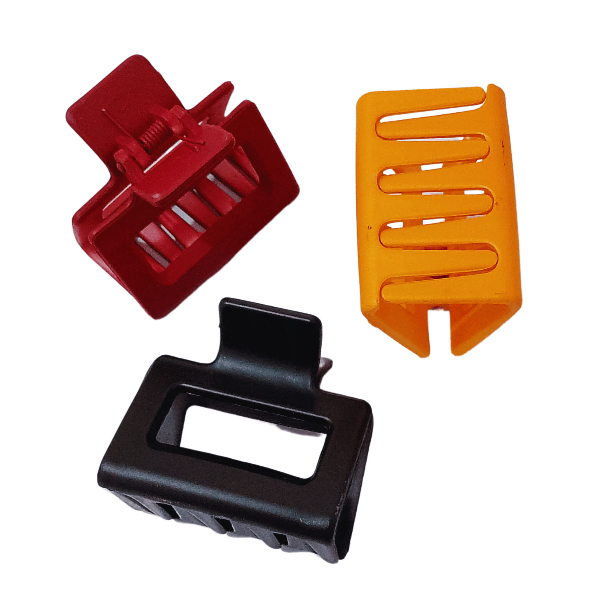 Square shaped hair claw clip hair clature pack of 3 pcs