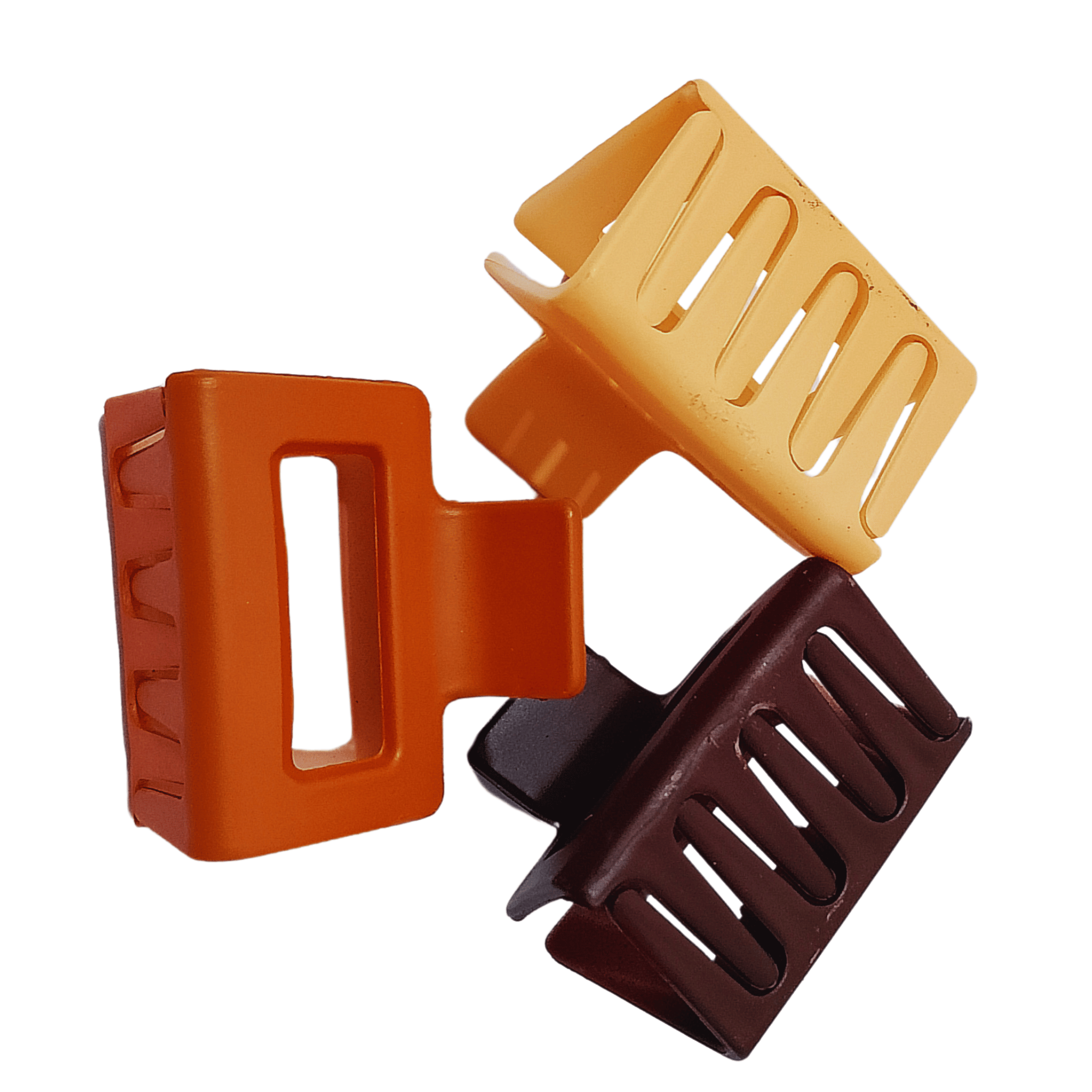 Square shaped hair claw clip hair clature pack of 3 pcs