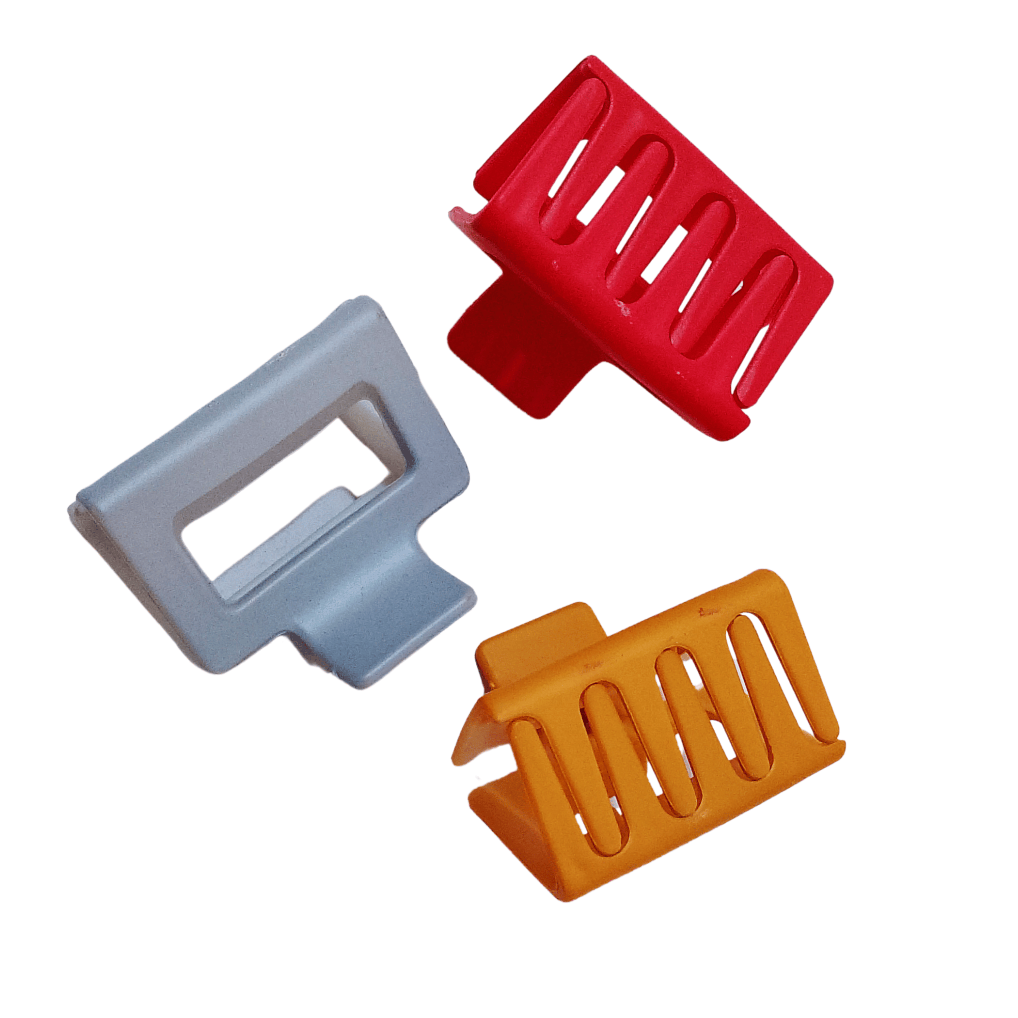 Square shaped hair claw clip hair clature pack of 3 pcs