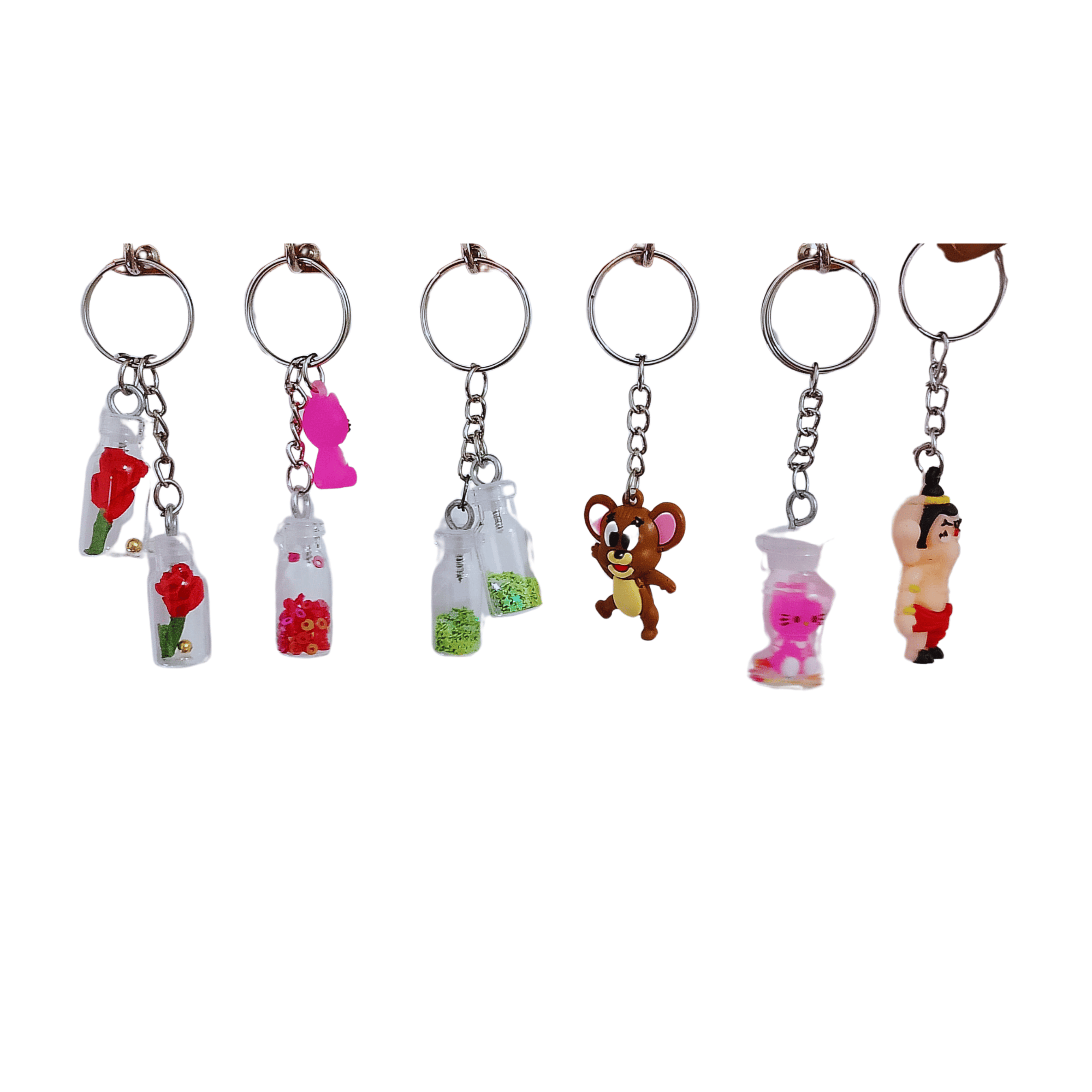 Keychain For Girls/kids pack of 6 different pcs