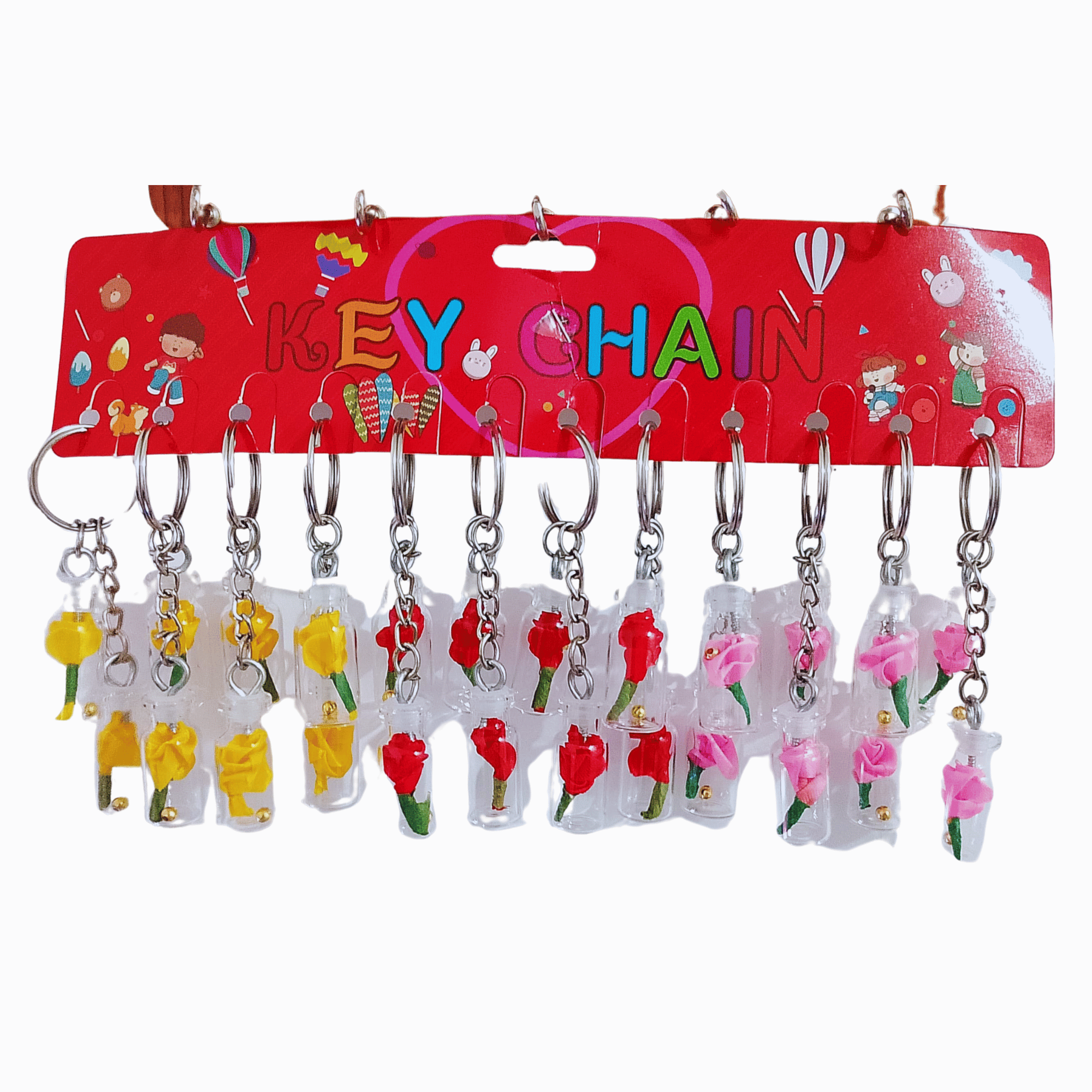 Keychain For Girls/kids pack of 6 different pcs