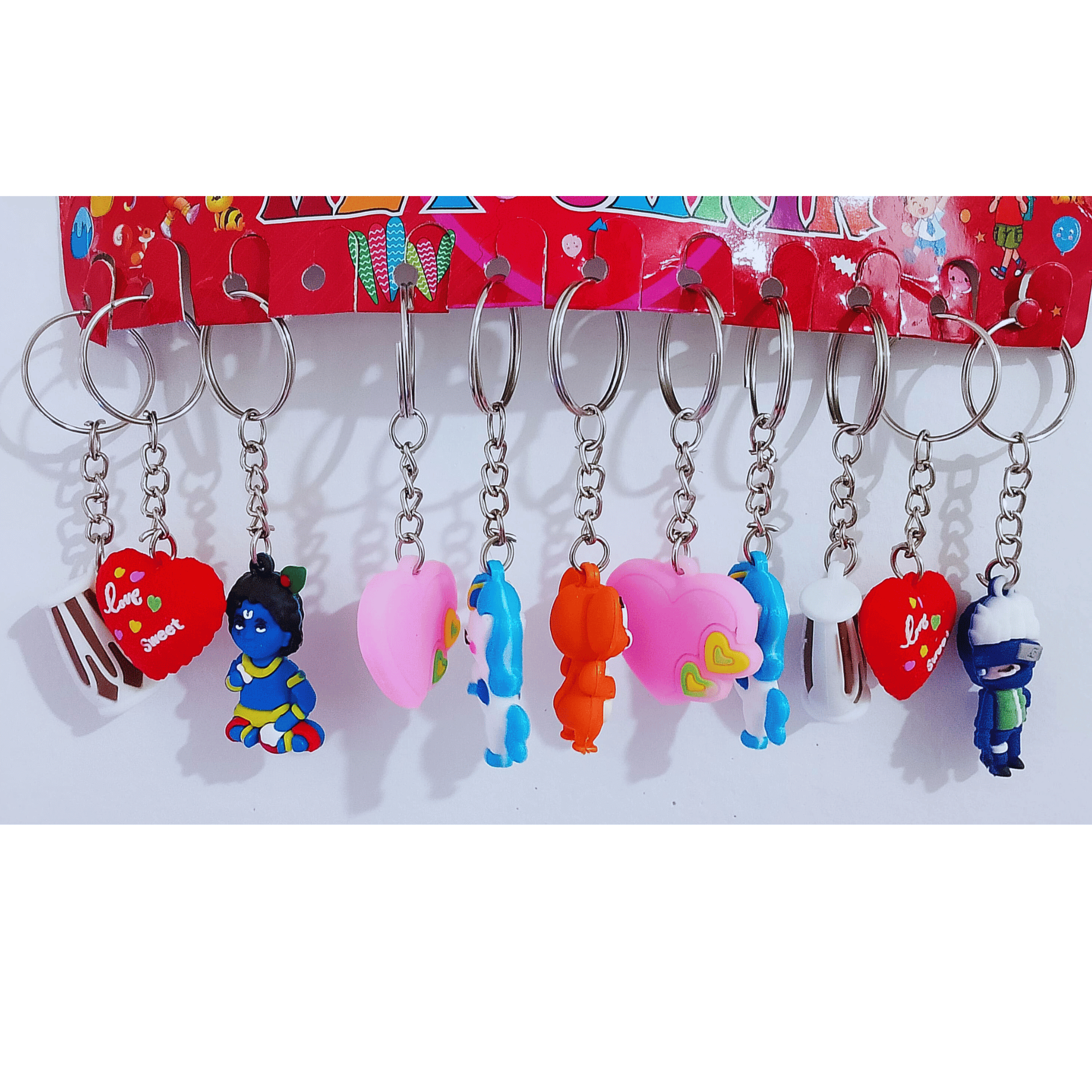 Premium Look | Keychain For Girls / Kids Pack of 6 Diffrernt Pcs