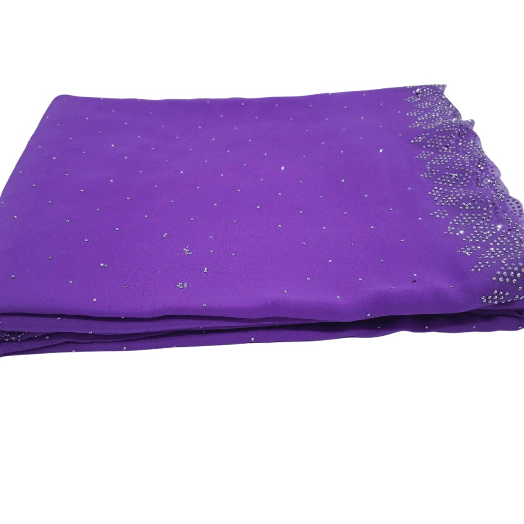 Embellished Chiffon Scarves Sare