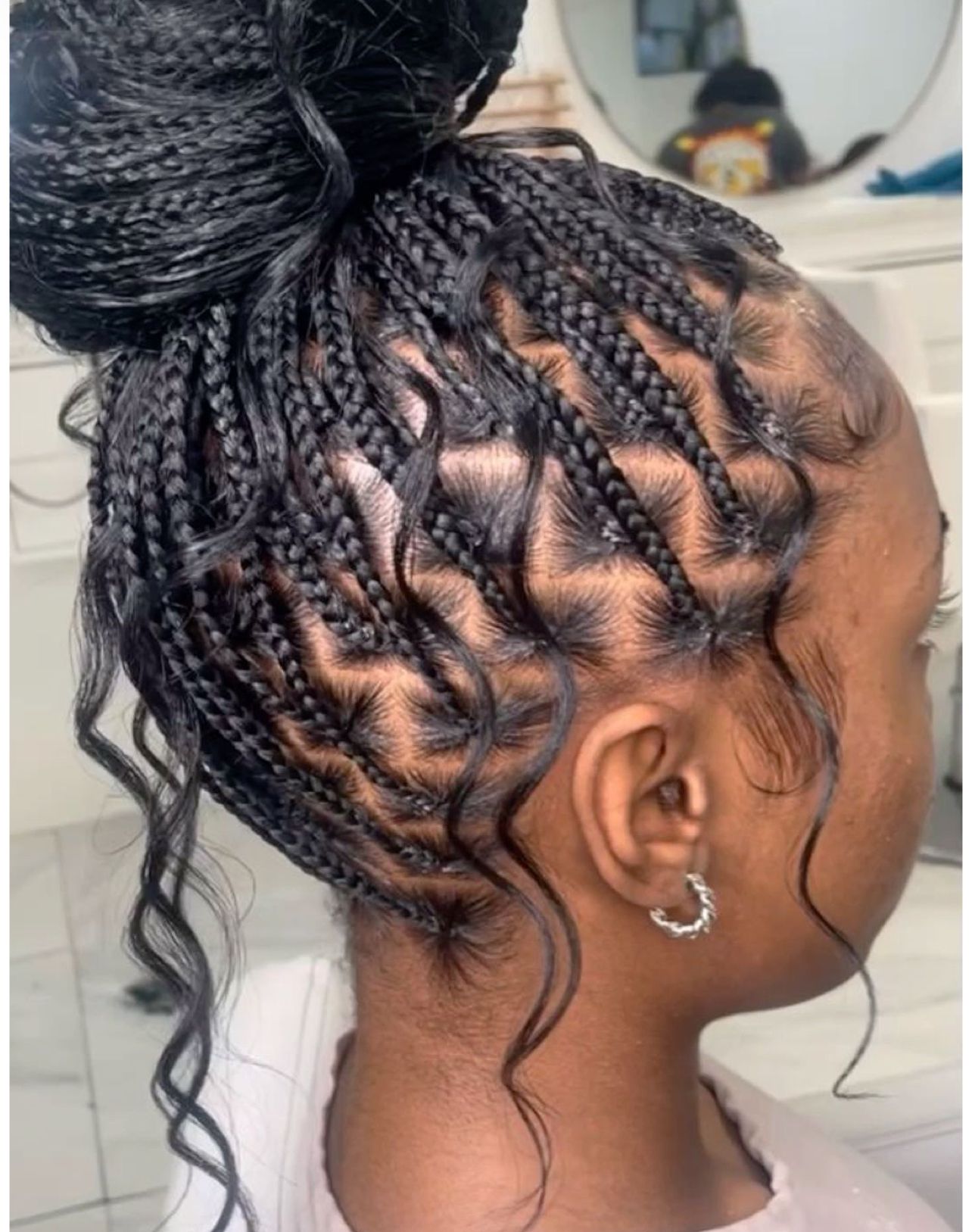 Medium boho knotless