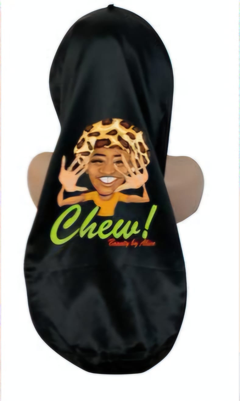 Beauty by Alice Long Satin Bonnet (Black)