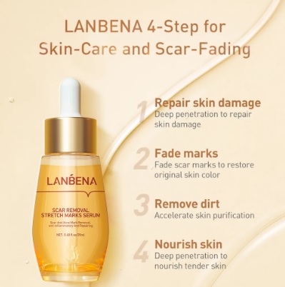 LANBENA Scar Removal Stretch Marks Serum