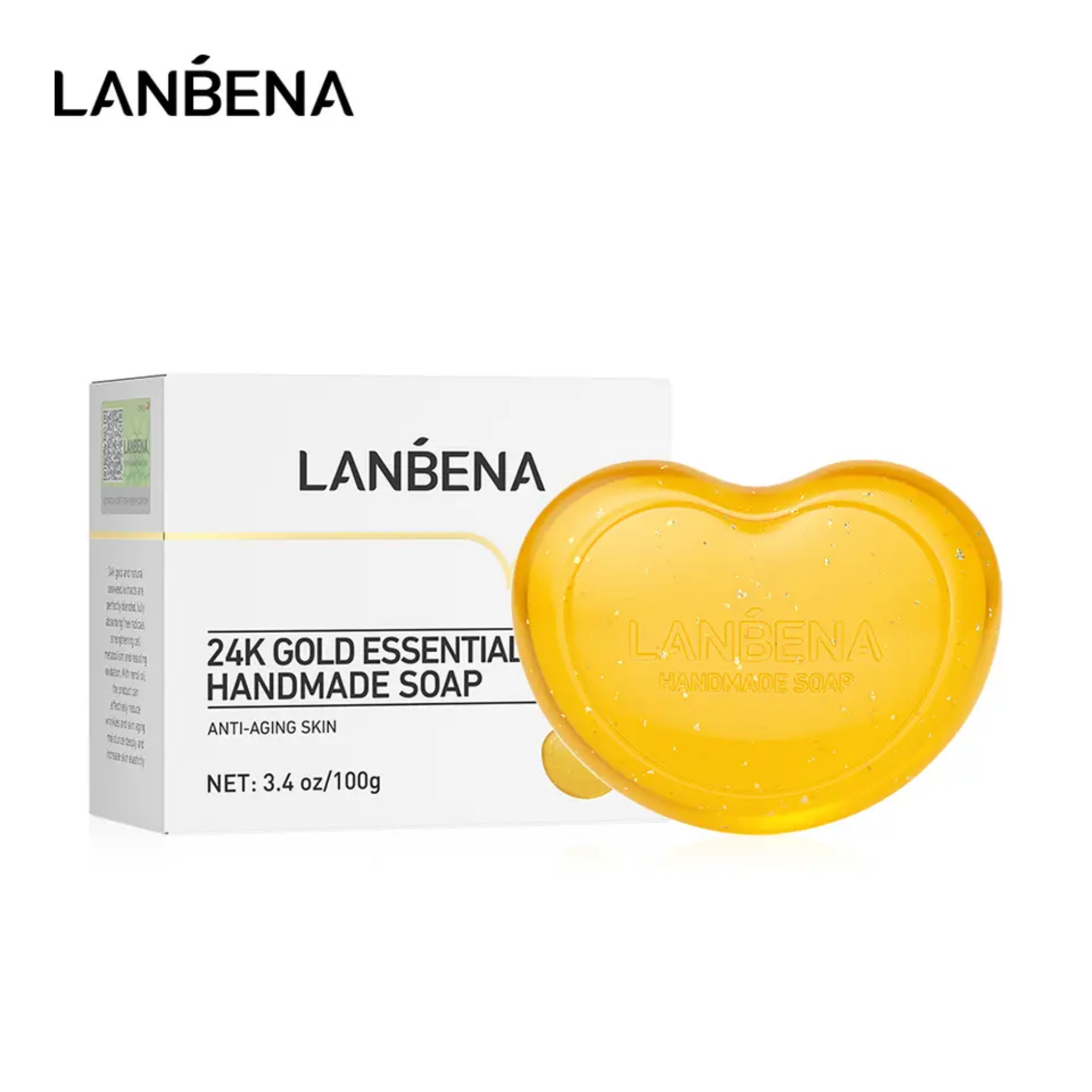 LANBENA Private Label 24K Gold Neroli Essential Oil Handmade Soap
