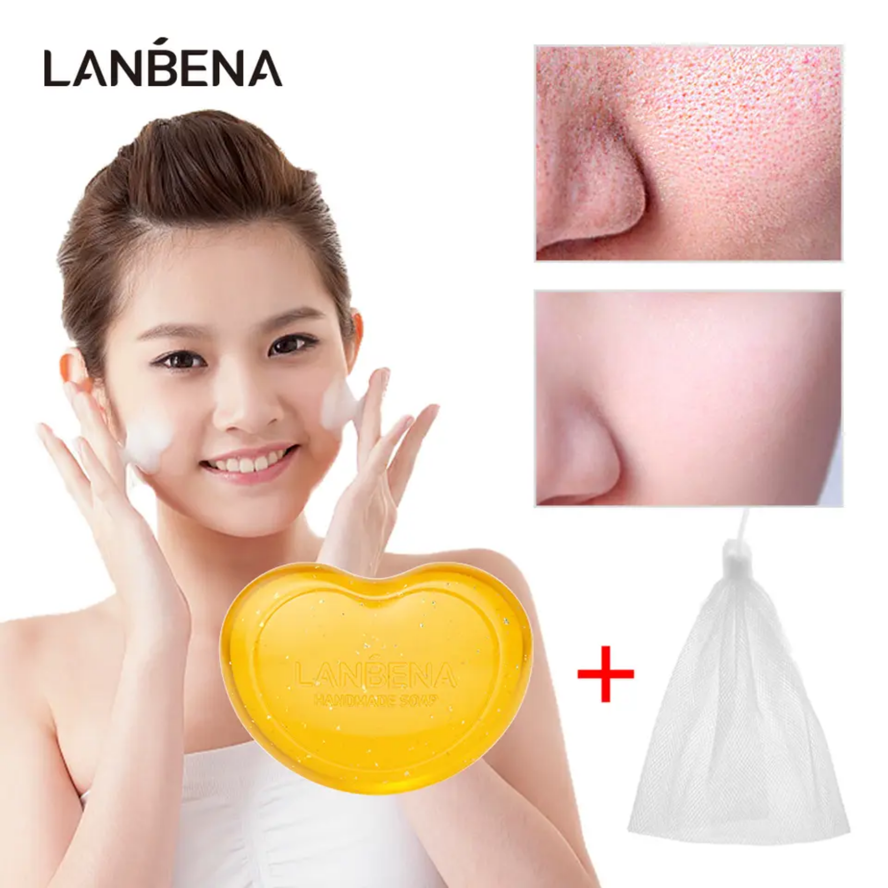 LANBENA Private Label 24K Gold Neroli Essential Oil Handmade Soap