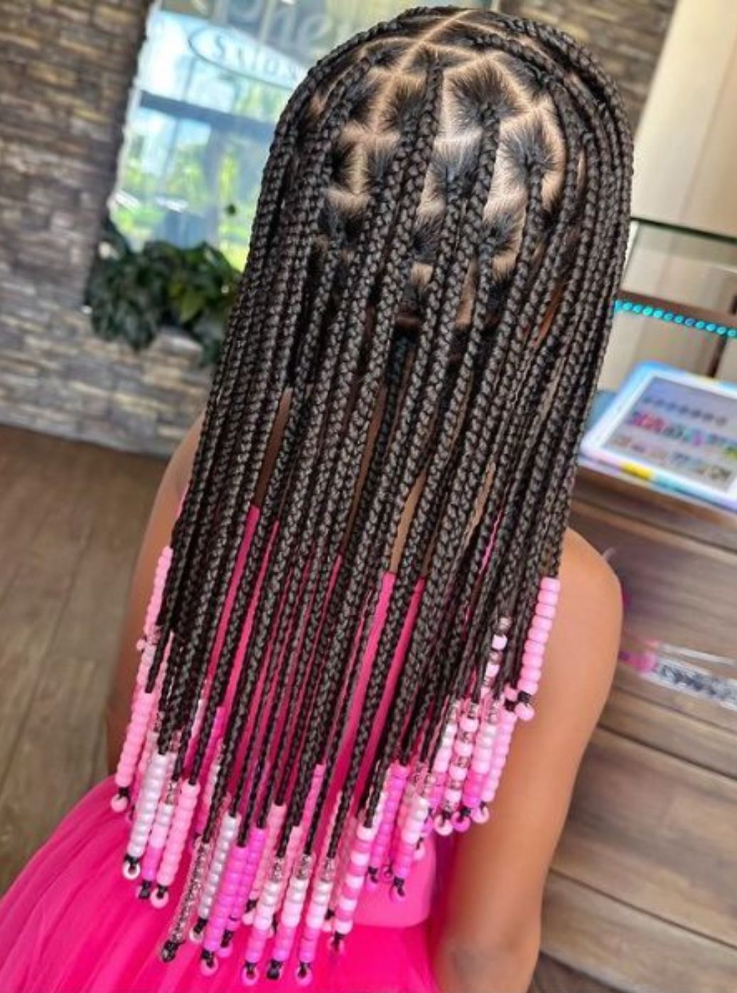 Kids knotless braids