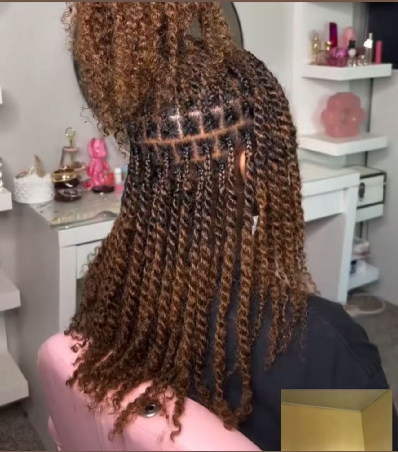 Beautybyalice Afro kinky Bulk 100% Real Human Hair C4