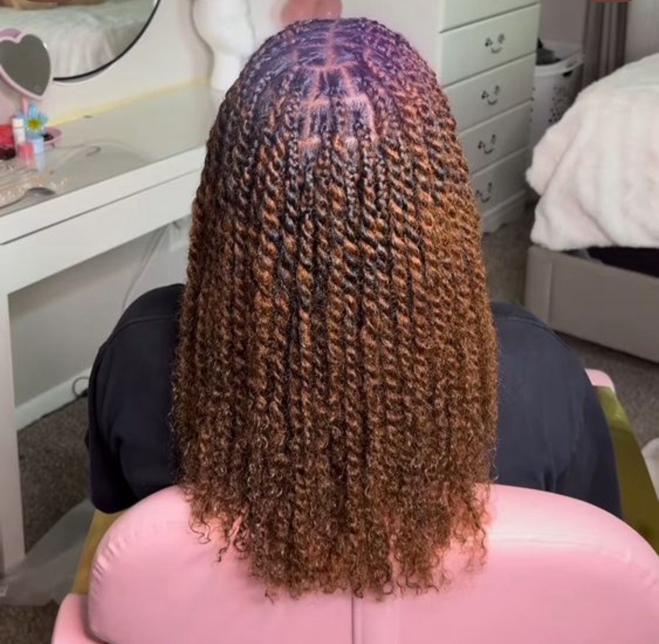 Beautybyalice Afro kinky Bulk 100% Real Human Hair C4