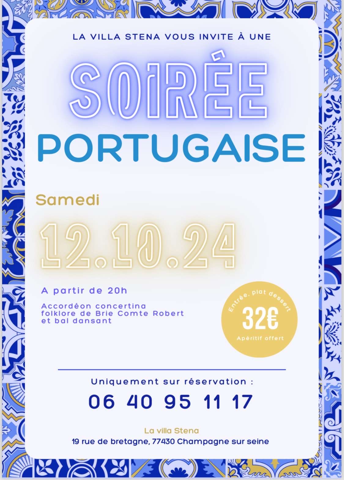 Soirée Portugaise