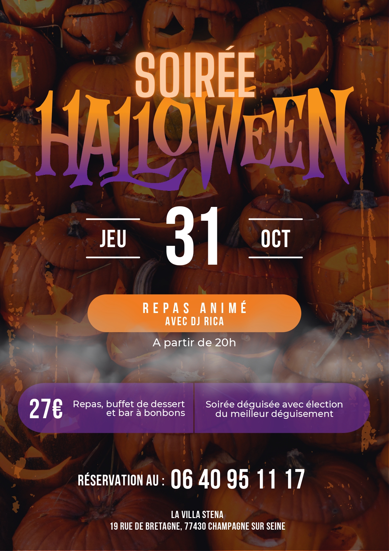 Soirée Halloween