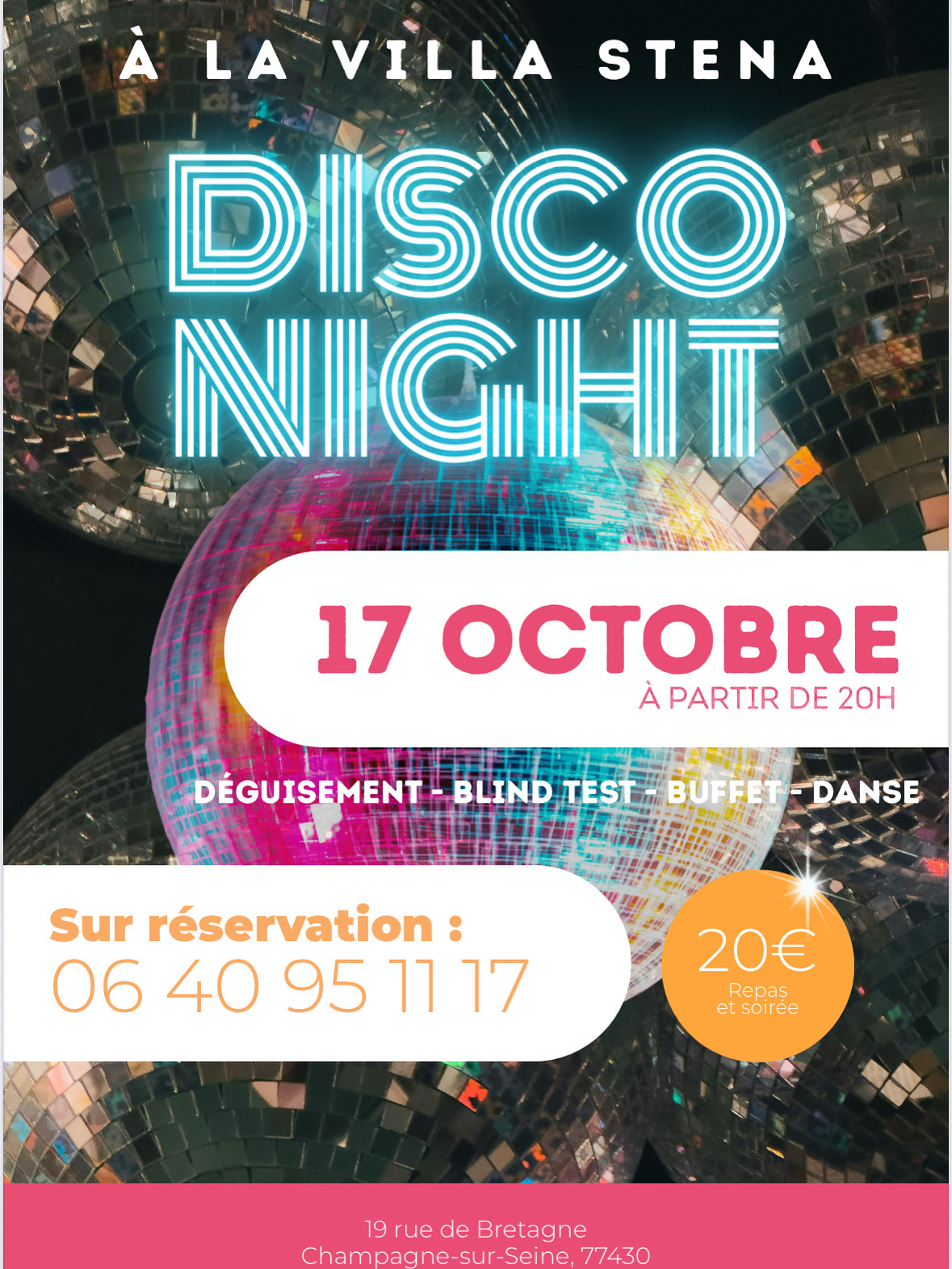 Soirée Disco night