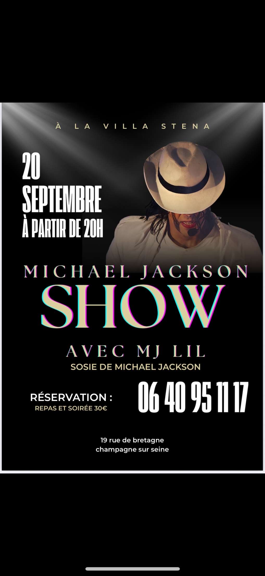 Soirée Michael Jackson