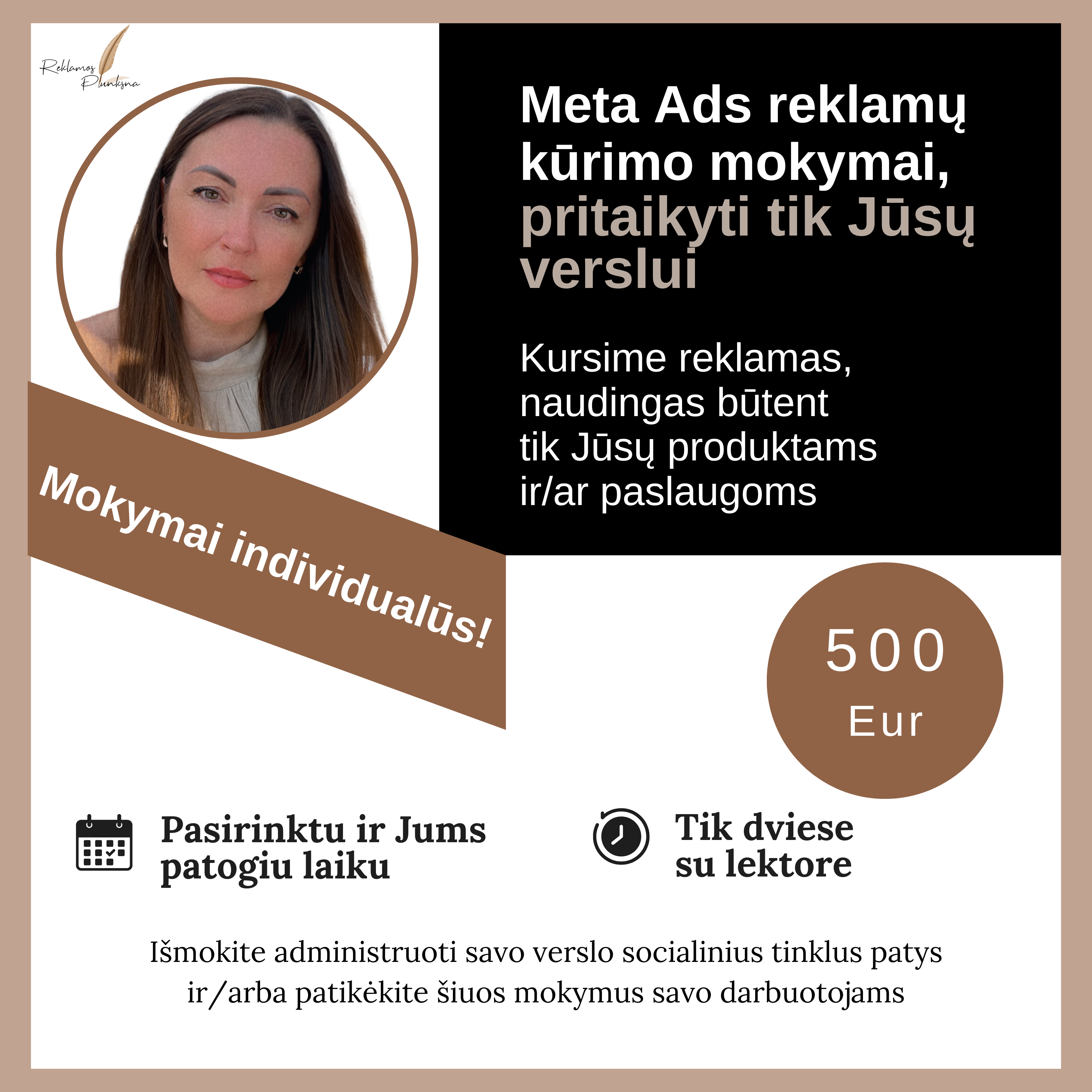 Meta Ads reklamų kūrimo mokymai