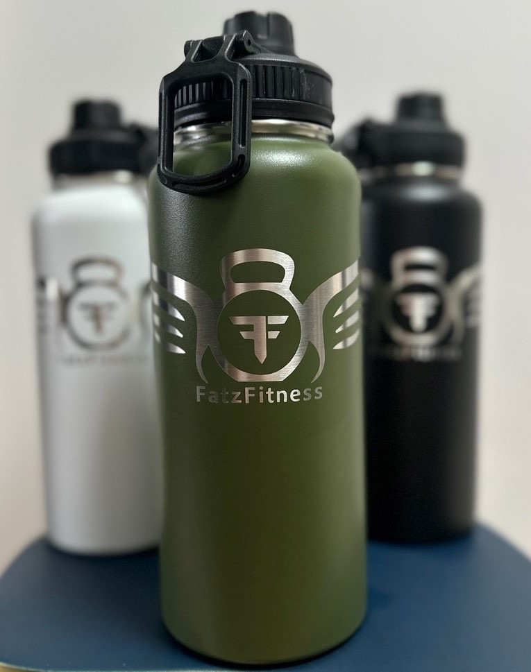 Fatz Fitness 1L Water Bottle - Green