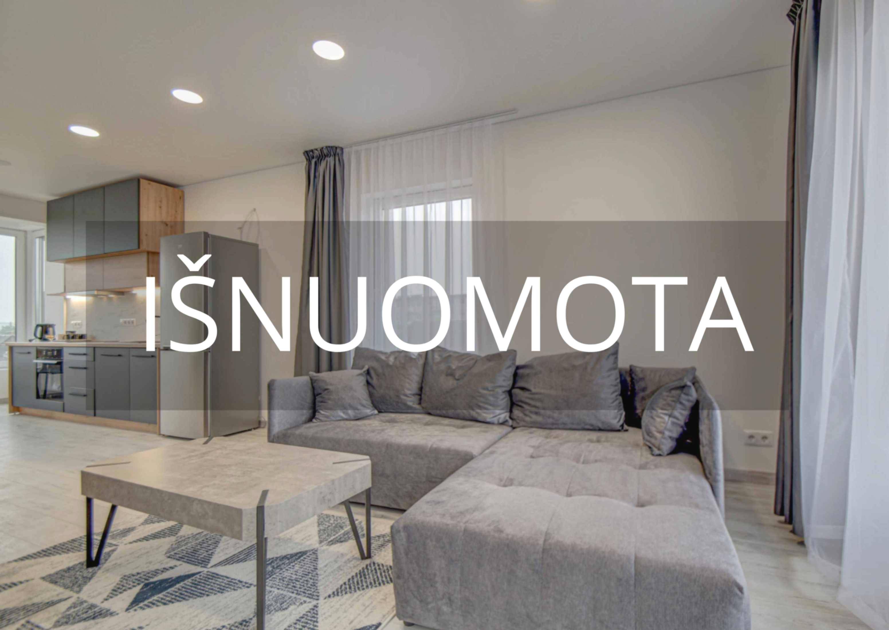 IŠNUOMOJAMAS 2 KAMBARIŲ BUTAS
