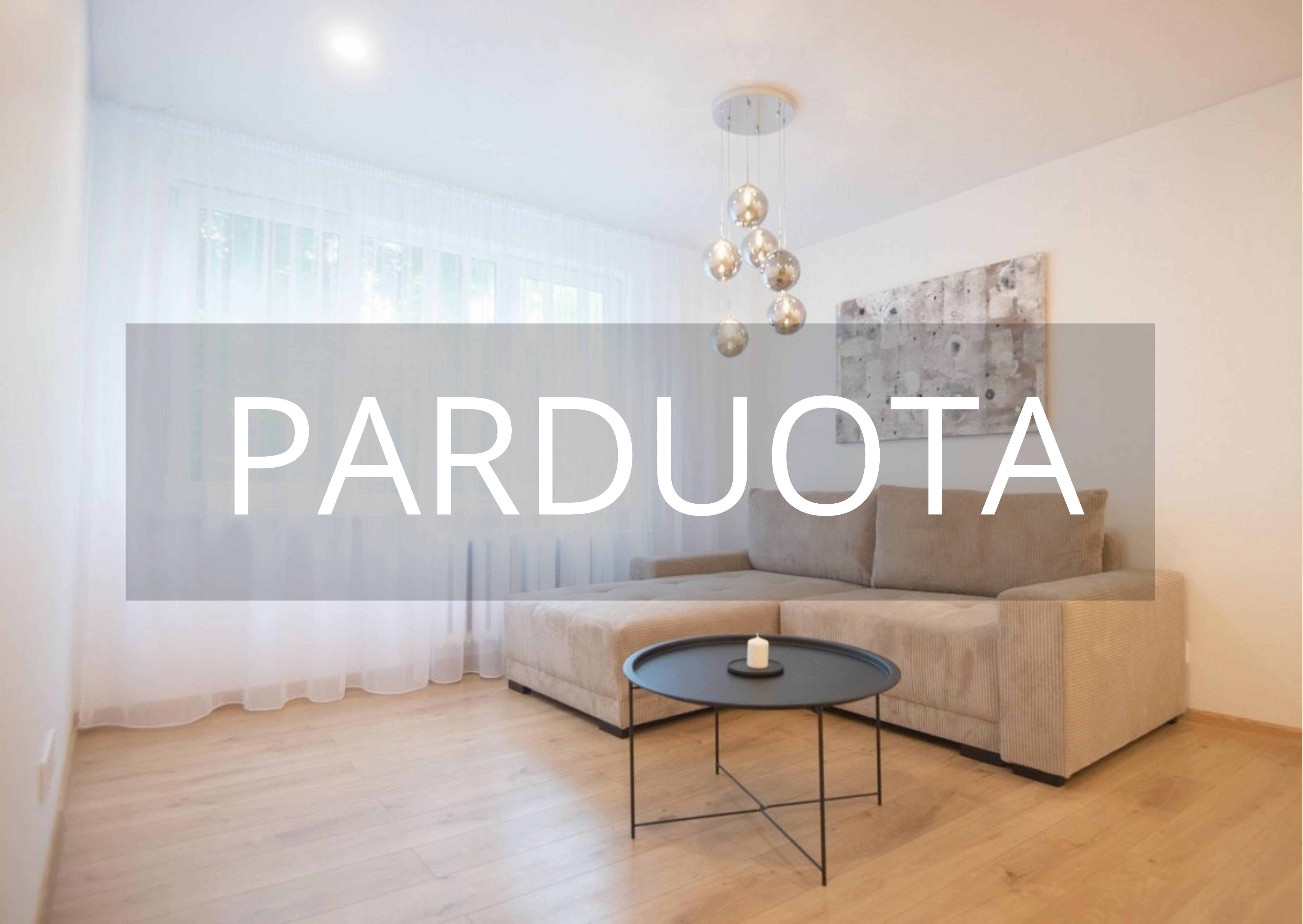 PARDUODAMAS 1 KAMBARIO BUTAS KAUNE