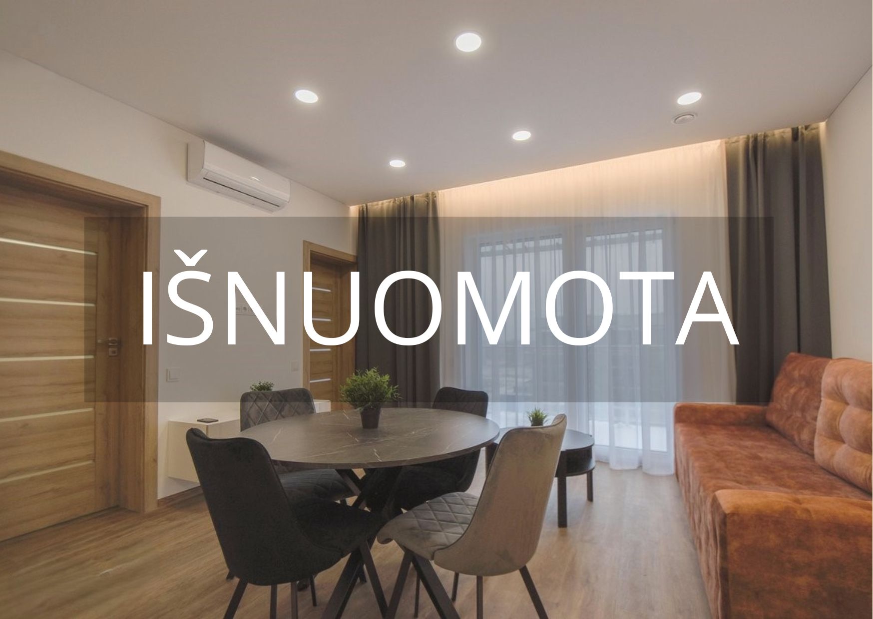 IŠNUOMOJAMAS 2 KAMBARIŲ BUTAS JONUČIUOSE