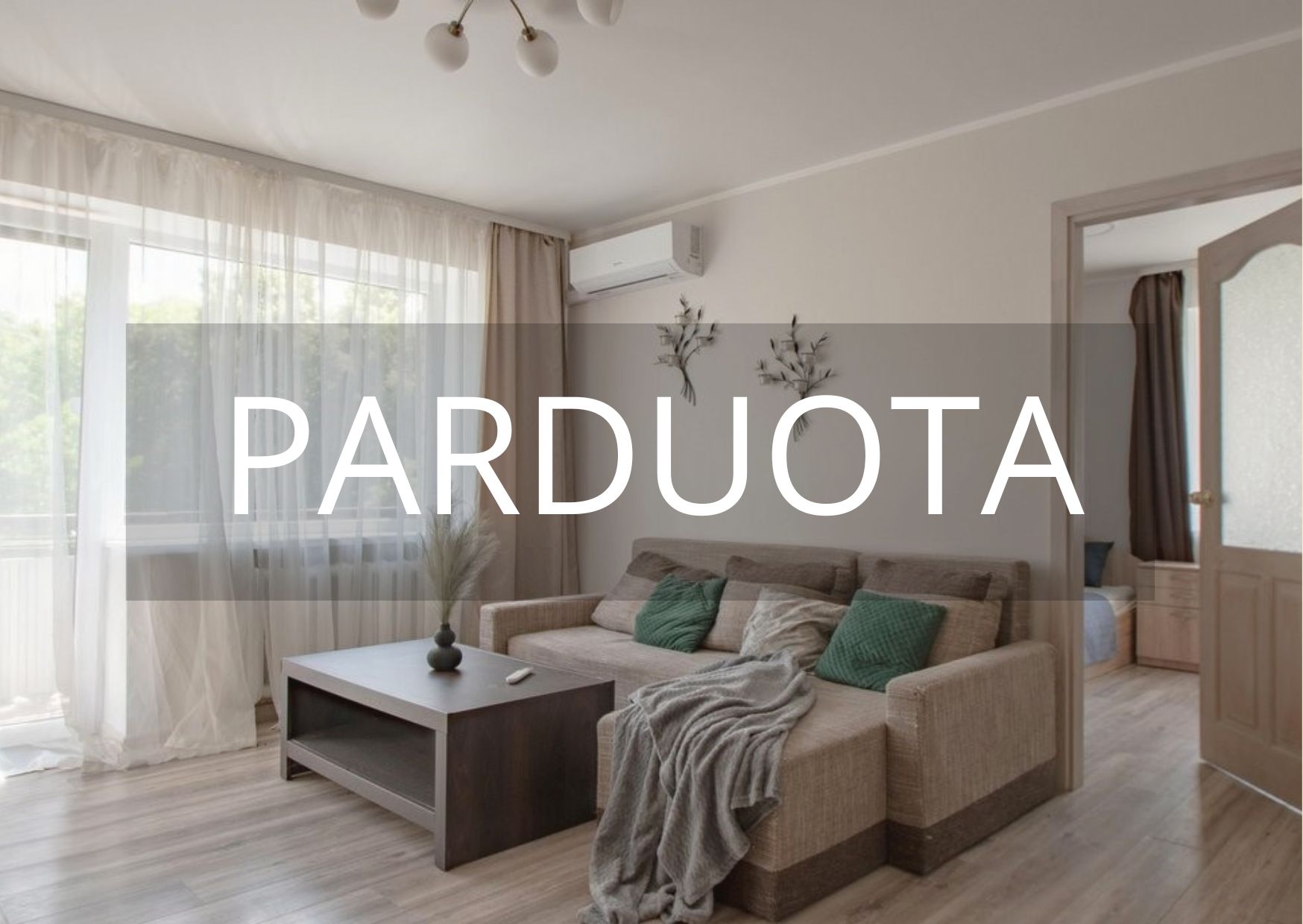 PARDUODAMAS 2 KAMBARIŲ BUTAS KAUNE