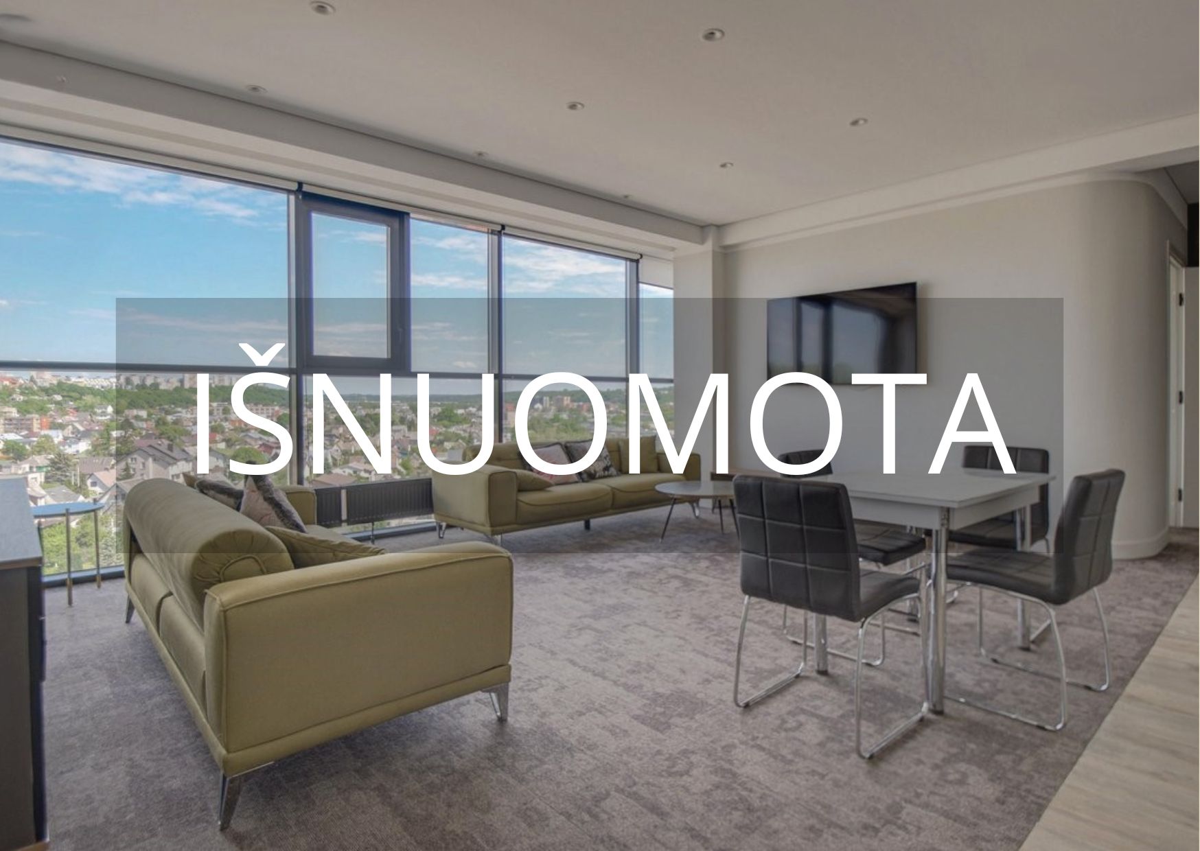 IŠNUOMOJAMAS 2 KAMBARIŲ BUTAS KAUNE 