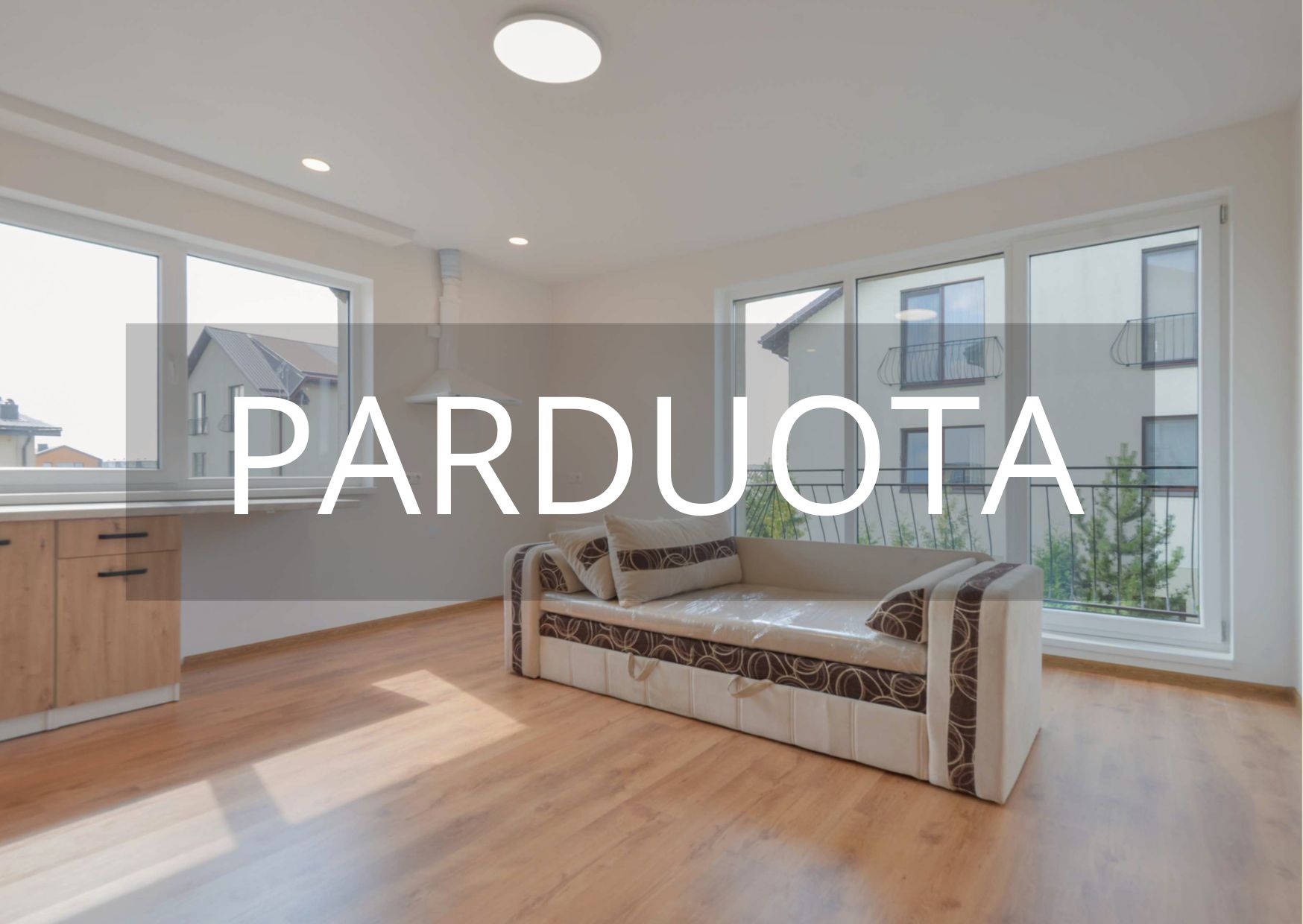 PARDUODAMAS 3 KAMBARIŲ BUTAS KAUNO RAJ.