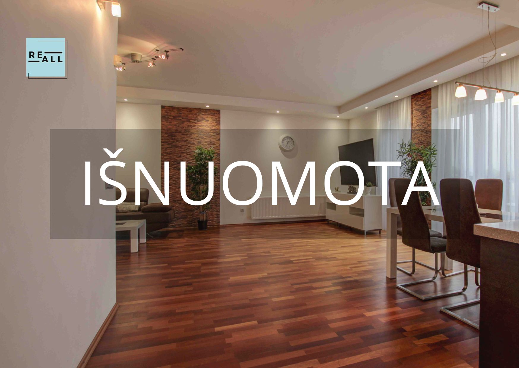 IŠNUOMOJAMAS 3 KAMBARIŲ BUTAS RAUDONDVARYJE