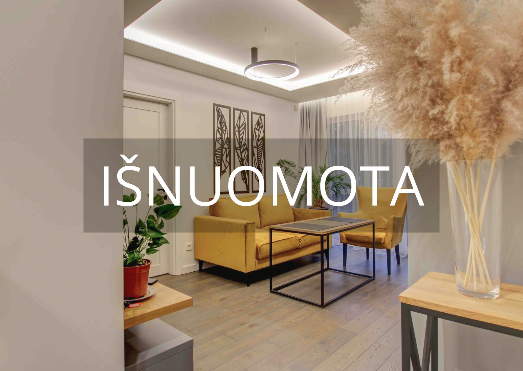 IŠNUOMOJAMAS 2 KAMBARIŲ BUTAS AKADEMIJOJE