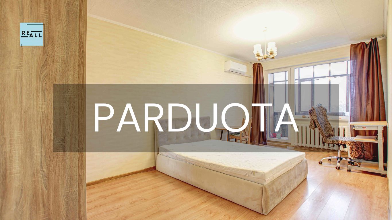 PARDUODAMAS 3 KAMBARIŲ BUTAS JONAVOJE