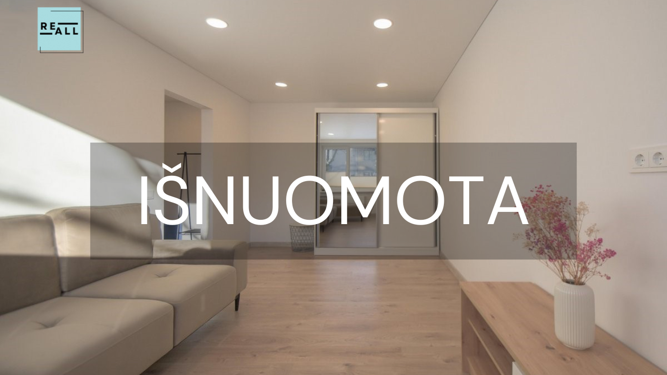 IŠNUOMOJAMAS JAUKUS 1 KAMBARIO BUTAS AUKŠTUOSIUOSE ŠANČIUOSE