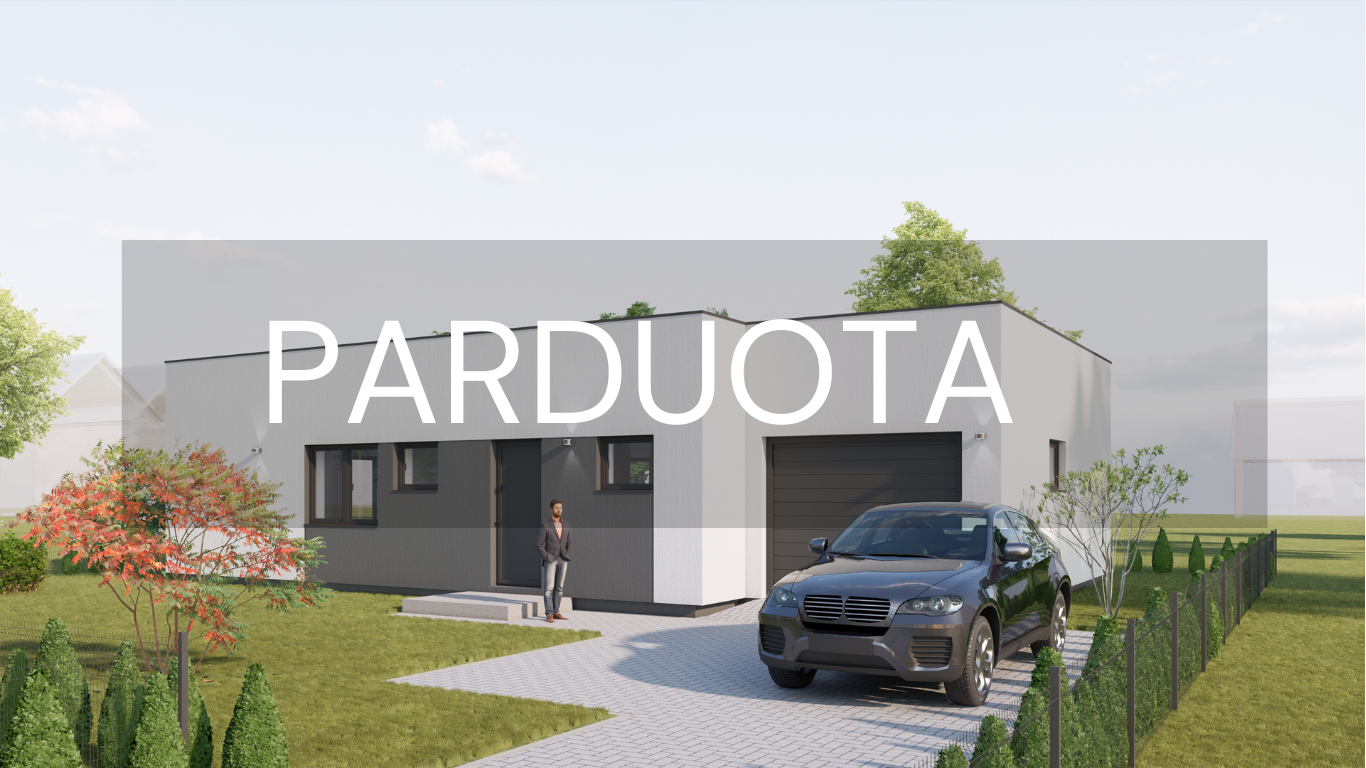 PARDUODAMAS NAUJOS STATYBOS NAMAS VARLUVOJE