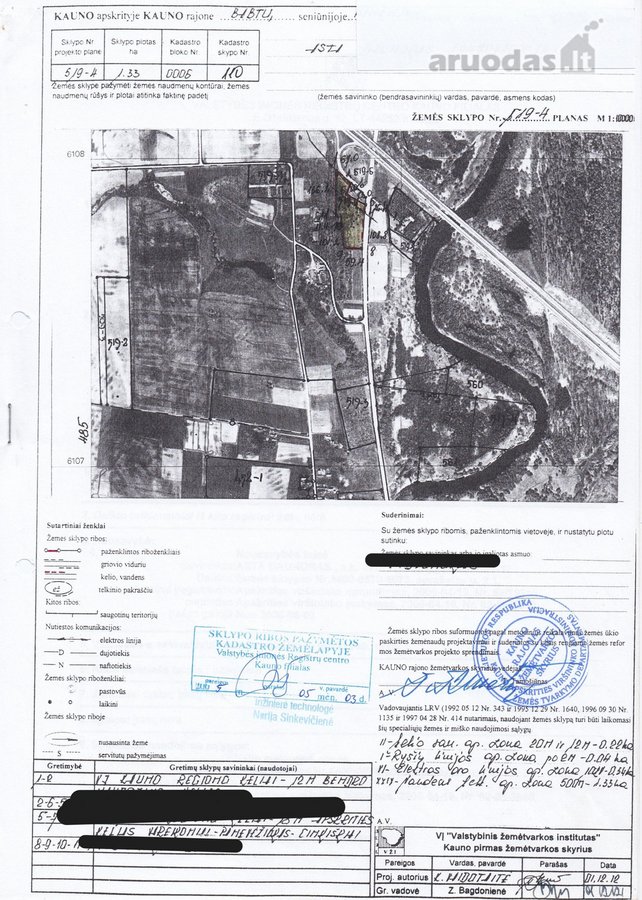 PARDUODAMAS 133A ŽEMĖS ŪKIO PASKIRTIES SKLYPAS KAUNO R.